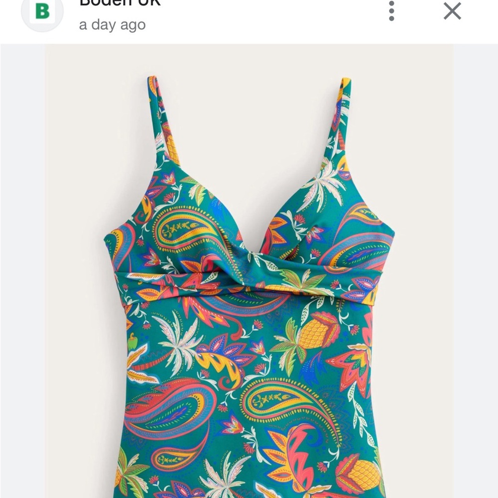 Boden Women's Paisley Print Swimsuit